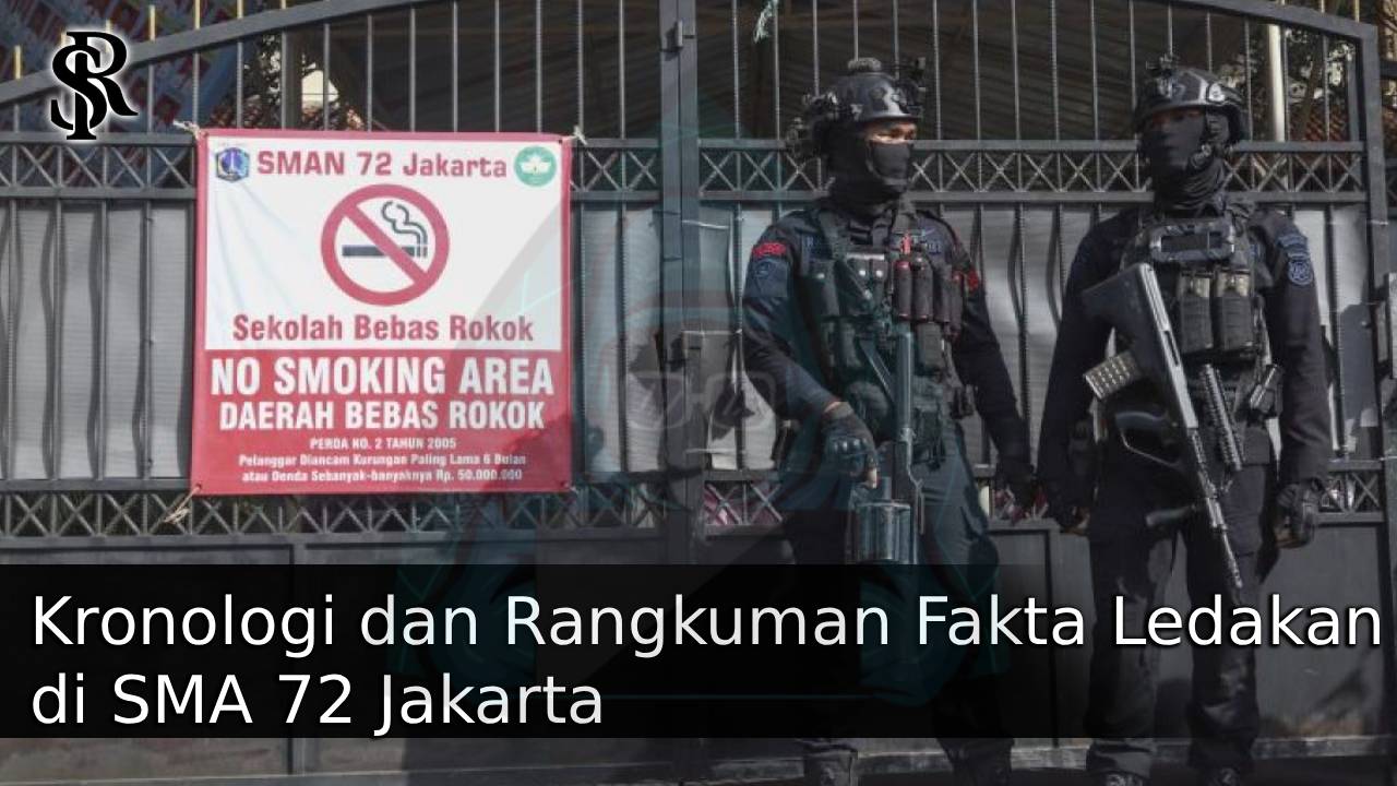 Kronologi dan Rangkuman Fakta Ledakan di SMA 72 Jakarta